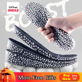 1.5-3.5 cm High-end Görünmez Yükseklik Artış Tabanlık Yumuşak Elastik Nefes Şok Emme Spor koşu ayakkabıları Pedleri Unisex