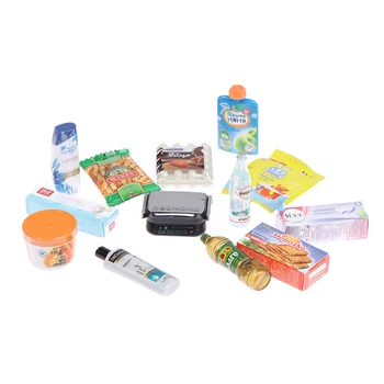 1 adet İçecek Ve Aperatif Kör Çanta Minyatür İçecek Konserve Gıda Oyun Kör Çanta Oyun Süpermarket Oyuncak Aksesuarları Model Oyuncaklar Hediyeler