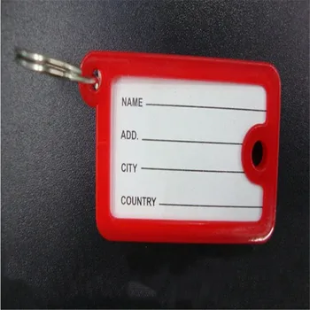 10 Adet Renk çift taraflı anahtar etiketi bagaj etiketi sınıflandırma etiket numarası etiketi anahtar kutu anahtarlık