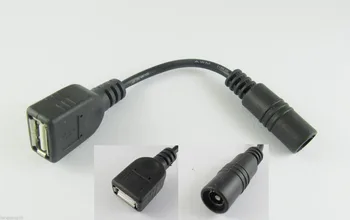 10 adet USB 2.0 A Dişi 5. 5x2. 1mm Dişi DC Güç Kaynağı Uzatma Kablosu Kablosu 12cm