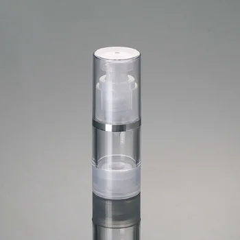 15 ML havasız plastik pompa şişesi losyon / emülsiyon / serum / likit fondöten serum özü toner cilt bakımı kozmetik ambalaj
