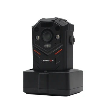 1950mAh Pil ile HD GPS 4MP 30FPS Ambarella Taşınabilir Polis Video Güvenlik Vücuda Takılan Kamera