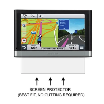 3 * Clear LCD PET Film Anti-Scratch Ekran Koruyucu Kapak için Garmin Nuvi 2577 2577LT 2577LM 2577LMT Havacılık GPS
