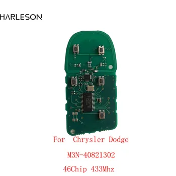 5 Düğme Akıllı Uzaktan Araba Anahtarı PCB 433MHz chrysler dodge şarj cihazı Yolculuk Challenger Durango 300 HITAG 2 46 çip M3N-40821302