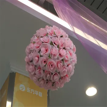 60 CM Düğün Çekim Sahne Öpüşme Topları yapay çiçek top süsleme Alışveriş Merkezleri Açık Dekorasyon Ücretsiz Kargo
