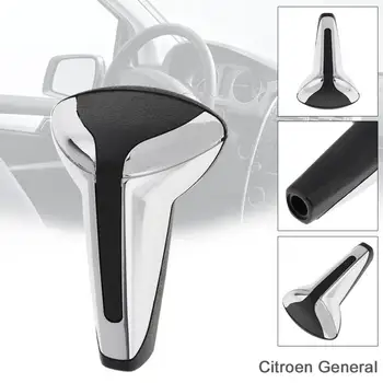ABS Plastik Krom Kaplama Araba Otomatik aktarım dişlisi Vites Kolu Kolu Topuzu Peugeot 307 için Fit / Citroen C4 Sega