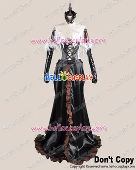 Accel Dünya Kuroyukihime Siyah Kar Prenses Lotus Elbise Cosplay Kostüm H008