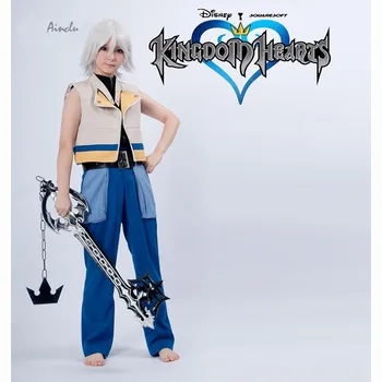 Ainclu Ücretsiz Kargo Kostüm Kingdom Hearts Riku Üniforma Oyunu Cosplay Yetişkin Kostüm ve Çocuk Kostüm Özelleştirmek artı boyutu