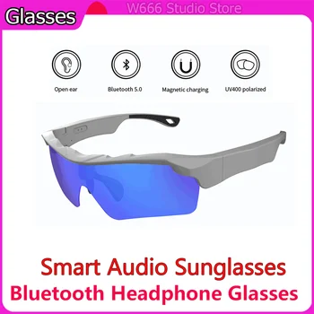 Akıllı Ses Güneş Gözlüğü Müzik UV400 Açık Açık kulak Spor Bluetooth Kulaklık Gözlük Erkekler için Bluetooth Gözlük Bisiklet Kulaklık