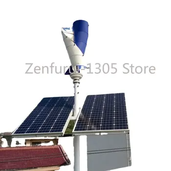 Alternatif Enerji Rüzgar Jeneratörü Ev ve Düşük Rüzgar Alanı için 2000 w 12 v 24 v Dikey Rüzgar Türbini