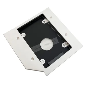 Alüminyum 2nd Sabit Disk HDD SSD Durumda Muhafaza Optik Caddy 12.7 mm SATA Samsung RF510 RF511 RC425 RC510 RC520 R580 R480