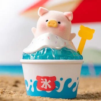 Anime LuLu Domuz Plaj Partisi Kör Kutu Aksiyon Figürü Tahmin Çantası Kawaii Oyuncaklar Çocuklar için Masaüstü Modeli doğum günü hediyesi