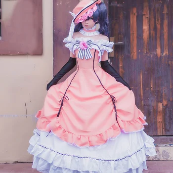 Anime Siyah Butler Ciel Phantomhive Cosplay Kostüm Kuroshitsuji Cosplay Elbise Kadınlar Lady Lolita Hizmetçi Elbise Cadılar Bayramı Üniformaları