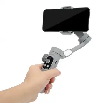 Aochuan Akıllı X Pro 3 Axis El Topu Kafa Sabitleyici Dolgu ışığı ile Odak Yakınlaştırma Ekran Smartphone için Vlog Video Çekim