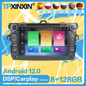 Araba Radyo 2 Din Bluetooth Android 12 Toyota Corolla 2007 2008 2009 2010 2011 2012 2013 GPS Oynatıcı Otomatik Ses Video Kafa Ünitesi
