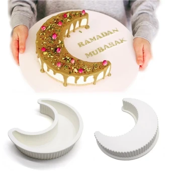 Ay Şekli silikon kalıp Ay Mousse Kek Kalıbı Koni Kalıp Kek Fransız Tatlı Mousse Dekorasyon Bakeware Araçları