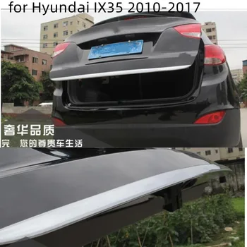 Bagaj kapağı Arka Kapı Alt Kapak Kalıp Trim Paslanmaz Çelik arka kapı pervazı araba Aksesuarları Hyundai IX35 2010-2017
