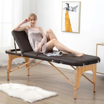 Basit Taşınabilir Katlanır masaj yatağı Mobilya Ev Küçük Yetişkin Escort Eedle Yakı Fizyoterapi Dövme güzellik yatağı