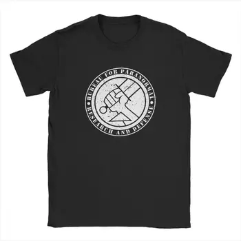 Crewneck T-Shirt Bürosu Paranormal Araştırma Ve Savunma Erkekler T Shirt Hellboy BPRD Tees %100 % Pamuk En Iyi Hediye Fikri Giyim