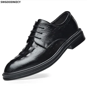 deri rahat ayakkabılar italyan resmi ayakkabı erkekler oxford ayakkabı erkekler için ofis 2022 takım elbise moda kuaför casuales حدا ر رجال