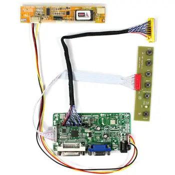 DVI VGA lcd denetleyici kurulu RT2281 çalışma için 15.4 inç LP154WP1 N154C3 B154PW01 1440x900 N154C1 LCD Ekran