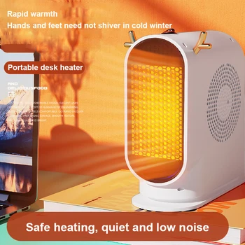 Fan ısıtıcı masaüstü ısıtıcı ev yurdu ofis elektrikli ısıtıcı sıcak Fan PTC seramik ısıtma sıcak hava üfleyici ısıtma sobası