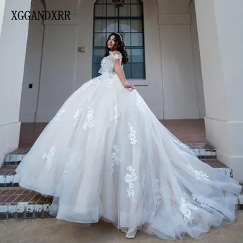 Güzel Quinceanera Elbise 2022 Balo Doğum Günü Balo Parti resmi giysi Tatlı 15 16 Kapalı Omuz Boncuk Pageant Bayan Beyaz