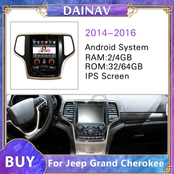 HD ekran 10.4 inç Araba Multimedya Oynatıcı JEEP Grand cherokee 2014-2016 İçin Araba Stereo Radyo GPS Navigasyon