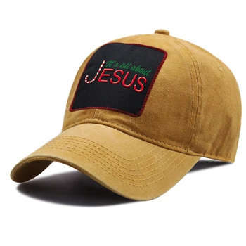 Her Şey İsa Hakkında golf şapkaları Açık Yaz Snapback Şapka Nefes Hip Hop Sürme Şapka Ayarlanabilir Unisex Karikatür beyzbol şapkası