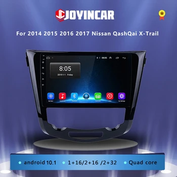 JOYİNCAR 2din 4 Çekirdekli Araba Navigasyon GPS Oynatıcı Nissan X-trail / Qashqai / Rogue / Dualis 2014-2017 10.1 