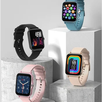 Kadın akıllı izle 2021 tam dokunmatik ekran Topuzu Rotasyon Spor izci GTS 2 Smartwatch iPhone Xiaomi PK P8 Artı En iyi