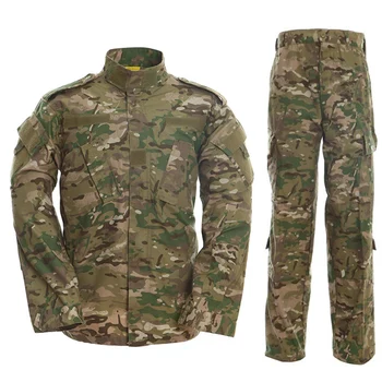 Kamuflaj Yetişkin Erkek Güvenlik Askeri Üniforma Taktik Savaş Ceket Özel Kuvvet Eğitim Ordu Suit Kargo Pantolon