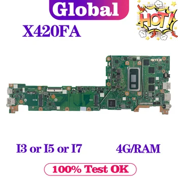 KEFU X420FA Anakart ASUS Vivobook 14X420 F420FA A420FA X420F Laptop Anakart I3 I5 I7 8th Gen 4GB / 8GB-RAM ANA KURULU