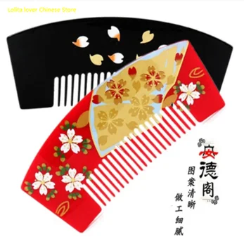 Kimono Cosplay Retro Antik Japon Geyşa Saç Sopa Yukata Geleneksel Sakura Desen Saç Tokası Kanzashi Saç Tarak Headdress