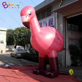 Kişiselleştirilmiş 13 feet yükseklik dev şişme flamingo / 4 m boyunda flamingo şişme / pembe flamingo şişme oyuncaklar