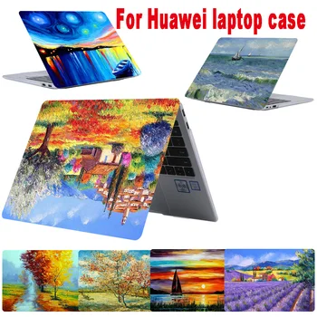 Laptop Çantası Huawei MateBook İçin D14 D15 13 14/X Pro 13.9/X 2020 Sert Kabuk Kapak Kılıf Onur Magicbook 14 15 / Pro 16.1