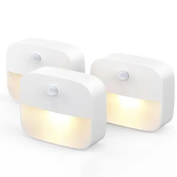 Led gece lambası yaratıcı ışık kontrolü besleme enerji tasarrufu gece lambası Plug-in başucu yatak odası duvar lambası
