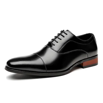 lüks Marka Klasik Adam Sivri sivri uçlu ayakkabı Erkek Rugan Siyah Düğün Ayakkabı Oxford Resmi Ayakkabı Büyük Boy moda