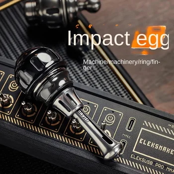 Mekanik Halka Parmak Darbe Yumurta Parmak Cayro Cırcır Metal Manyetik Faydalı Aracı Basınç Azaltma EDC Siyah Teknoloji