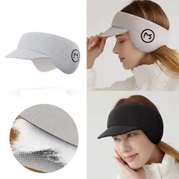 Moda Kalınlaşmak kulak koruyucu Açık Spor beyzbol şapkası Boş silindir şapka Earflaps Şapka güneş şapkası