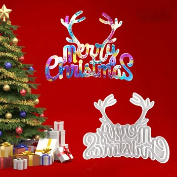 Noel Epoksi Kalıp Liste Noel Ağacı Elk Kolye Dıy Süsler Noel Dekorasyon silikon kalıp Reçine Kalıp