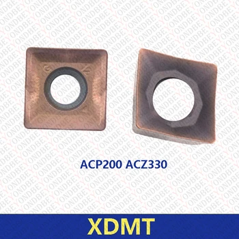 Orijinal XDMT120408PDEN-G ACP200 XDMT120408PDER-S ACP200 XDMT150408PDEN-H ACZ330 XDMT 120408 freze kesicisi CNC Karbür Uçlar