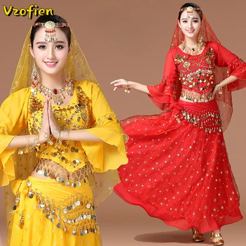 Oryantal dans kostümü Kadın Oryantal Hint Bollywood Dans Elbise Mısır oryantal dans kostümü Profesyonel Oryantal Dans Kıyafeti