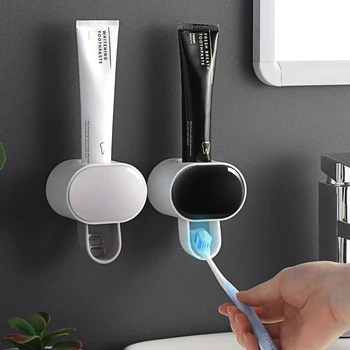 Otomatik Diş Macunu Dağıtıcı Banyo Aksesuarları Diş Fırçası Tutucu Ev Banyo Diş Krem Dağıtıcı Dropshipping