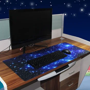 Oyun Mouse Pad kaymaz Büyük Boy Bilgisayar Oyunları için Uygun Ev Ofis Klavye Pedi Masa Pedi Yaratıcı Yıldızlı Gökyüzü