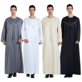 Ramazan erkek Elbise Gevşek Müslüman Arap Orta Doğu İlkbahar Yaz 2022 Kaftan Fas Suudi Ofis Vestidos Djellaba