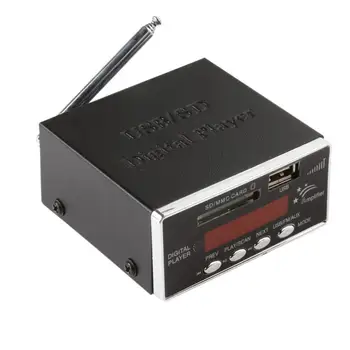 Satış güç amplifikatörü MP3 Çalar Okuyucu 4-Elektronik Tuş Takımı Desteği USB SD MMC Kart Uzaktan Kumanda ile