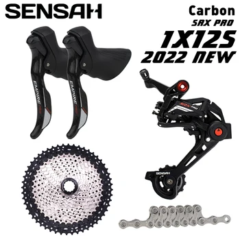 SENSAH SRX PRO 1x12 Hız, Karbon Fiber R / L Vites Değiştiriciler 2022 Modelleri 12V Çakıl Bisikletleri Cyclo-Cross Yeni