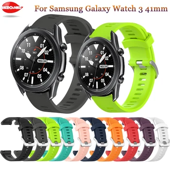 Silikon Orijinal 20mm band Kayışı Samsung Galaxy Saat Aktif 2 40/44mm / 3 41mm smartwatch bileklik Huawei GT 2 42mm