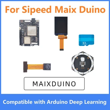 Sipeed Maxi Arduino Geliştirme Kurulu PCB RISC-V AI ÇOK ESP32 Modülü İle Kamera + 2.4 İnç Ekran + Mikrofon Dizisi + TF Kart
